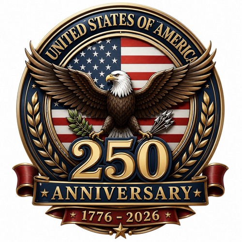 250th anniversary sticker usa - sticker,