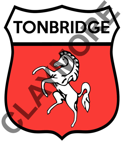 Tonbridge kent car sticker - kent,