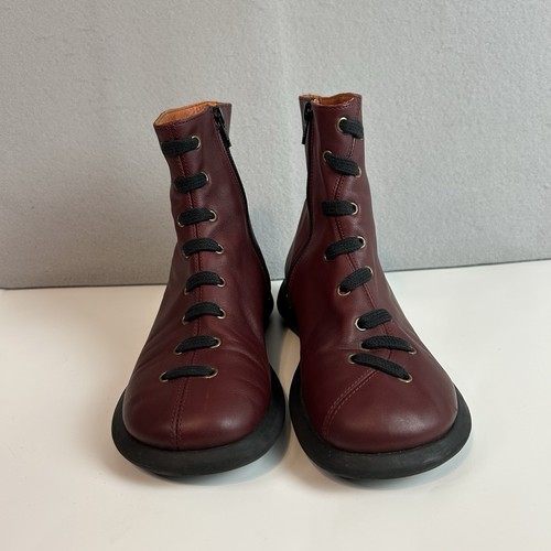 Camper red burgundy - camper, leather